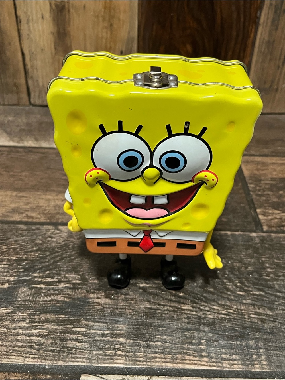Yellow Sponge Character tin - Kids Toy